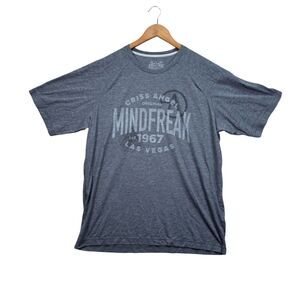 Criss Angel MindFreak T Shirt Gray Mind Body Soul Magic 1967 Magic Las Vegas XL